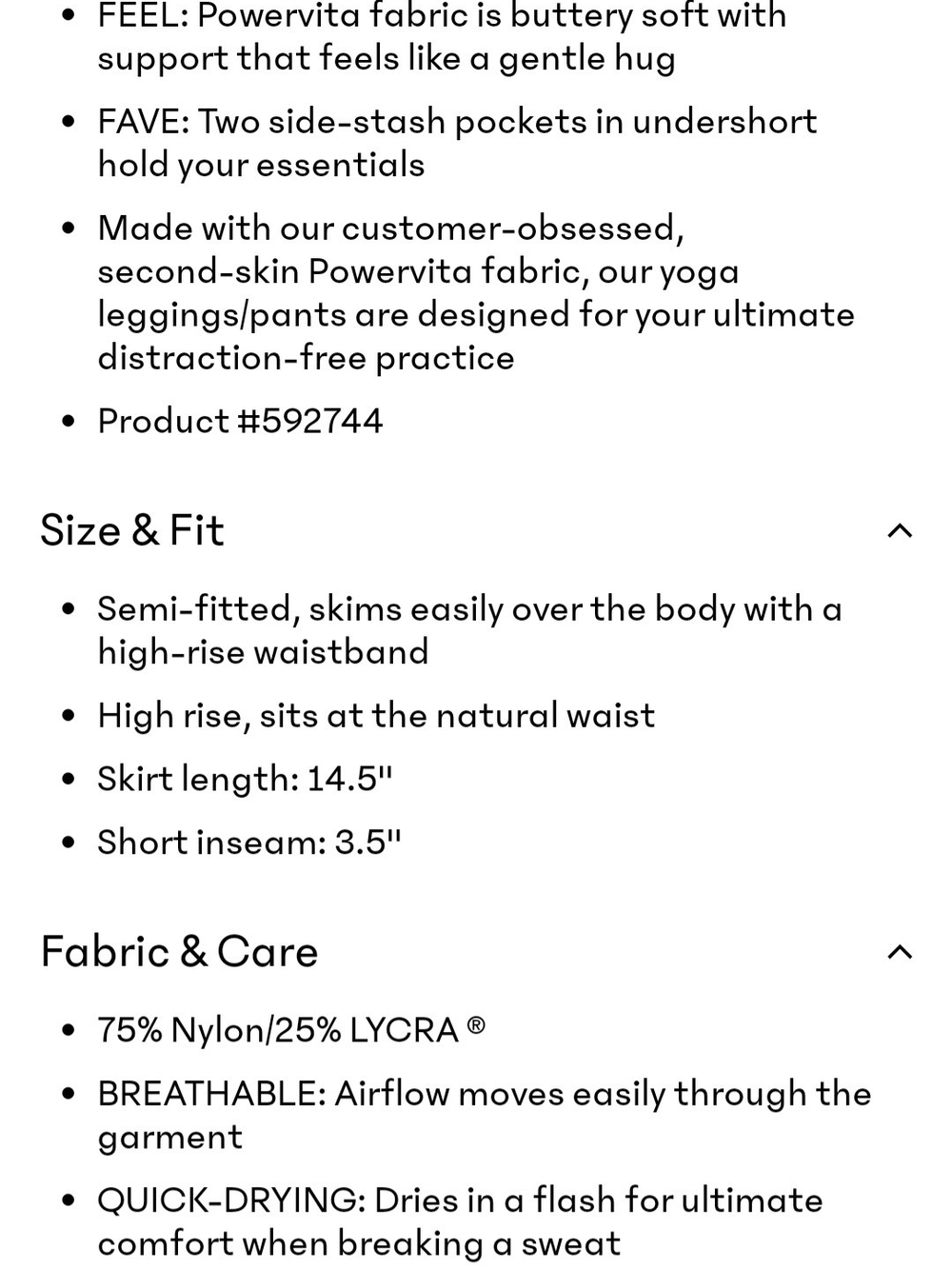 2 Athleta Salutation Skorts - Picture 12 of 12